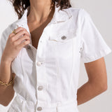 White Louise jumpsuit