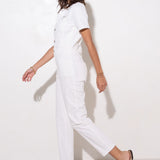 White Louise jumpsuit