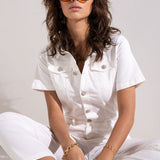 White Louise jumpsuit