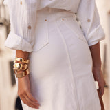 Zelia Skirt - Ecru
