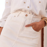 Zelia Skirt - Ecru