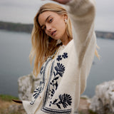 Gilet Oversize Capucine Brodé