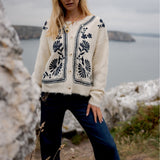 Gilet Oversize Capucine Brodé