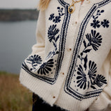 Gilet Oversize Capucine Brodé