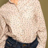 Chemise velours Victorine