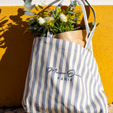 Totebag Maison Onado Marinière - Ciel