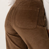 Pantalon en velour Elisabeth