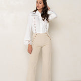 Pantalon en velour Elisabeth