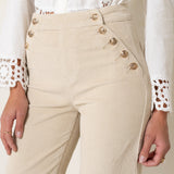 Pantalon en velour Elisabeth