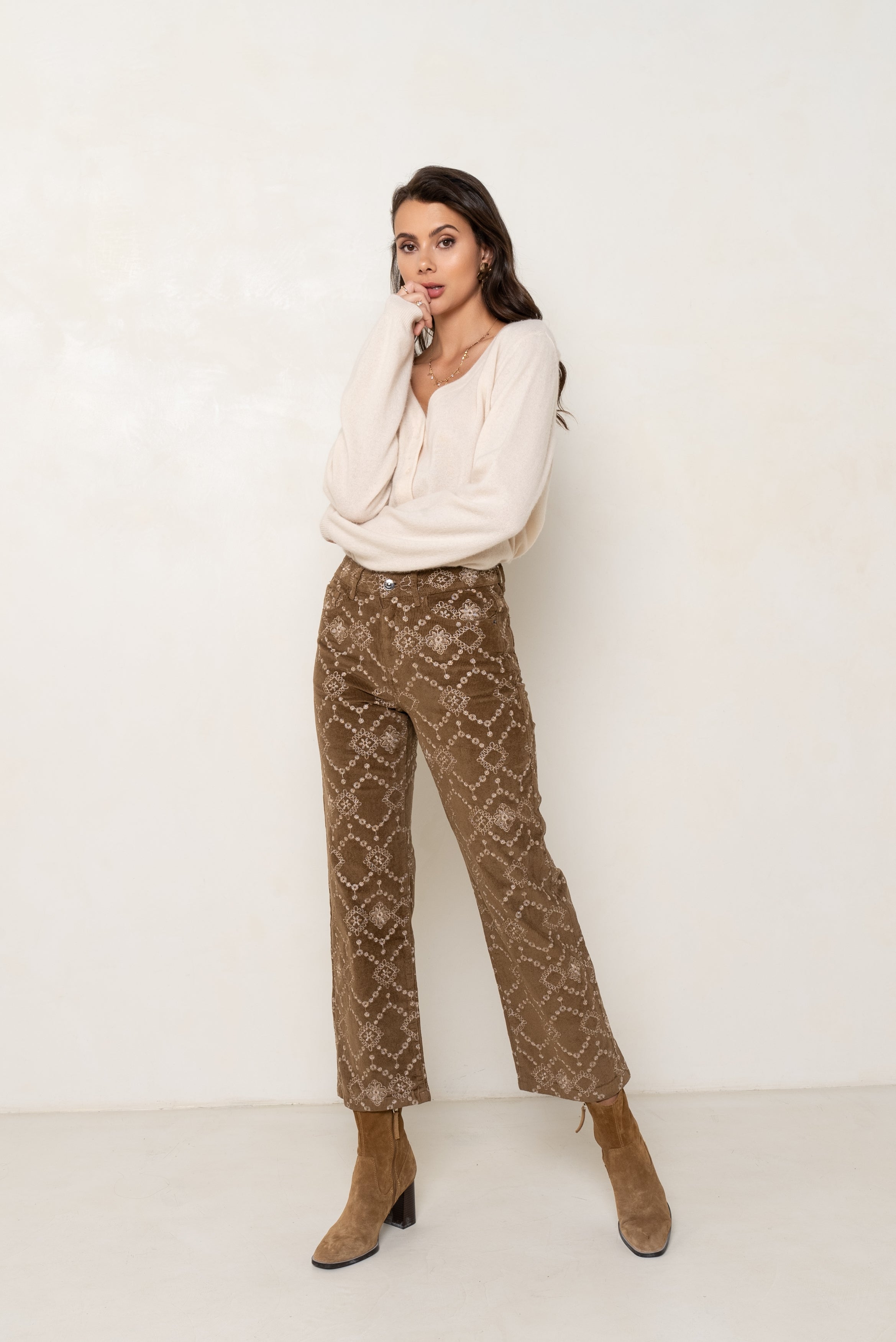 Pantalon en velour Diana