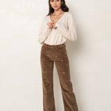 Pantalon en velour Salomé