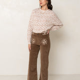 Pantalon en velour Brune - Taupe