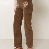 Pantalon en velour Brune - Taupe