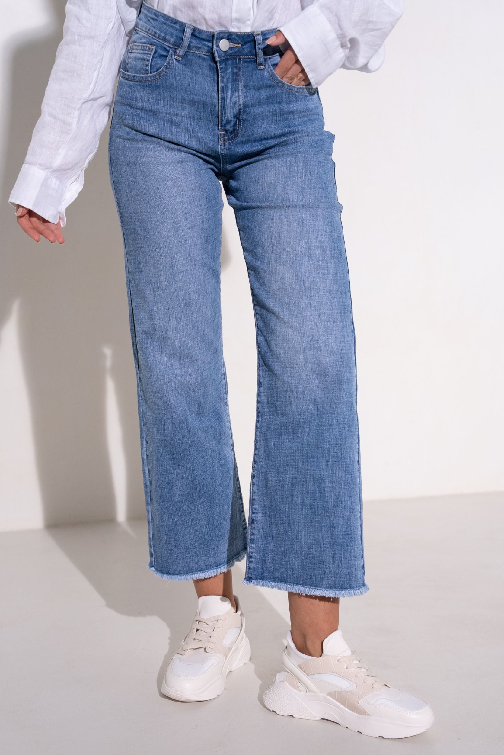 Pantalon deals culotte jean