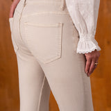Jean Bootcut Cropped Ymaëlle Beige