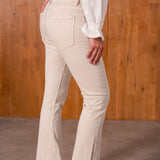 Jean Bootcut Cropped Ymaëlle Beige