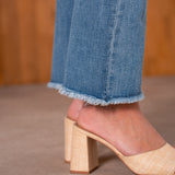 Jean Bootcut Cropped Ymaëlle Denim bleu