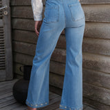 Jean Wide Flare Romane