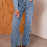 Jean Wide Leg Ariette Bleu