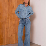 Jean Wide Leg Ariette Bleu