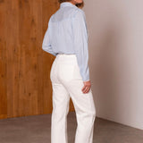 Jean Wide Leg Audette Écru