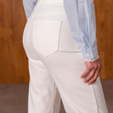 Jean Wide Leg Audette Écru
