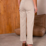Jean Wide Leg Carla Beige
