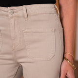 Jean Wide Leg Carla Beige