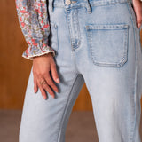 Jean Wide Leg Carla Bleu clair