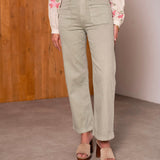 Jean Wide Leg Carla Tilleul