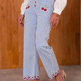 Jean Wide Leg Cerise