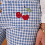 Jean Wide Leg Cerise