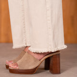 Jean Wide Leg Elaine Beige
