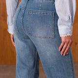 Jean Wide Leg Elaine Bleu délavé