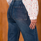 Jean Wide Leg Elaine Jean foncé