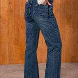 Jean Wide Leg Elaine Jean foncé