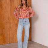 Jean Wide Leg Emy Denim clair