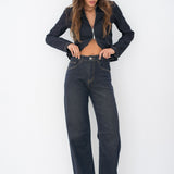 Jean Barrel Love Bleu Vintage