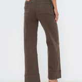 Jean Wide Gaia Chocolat