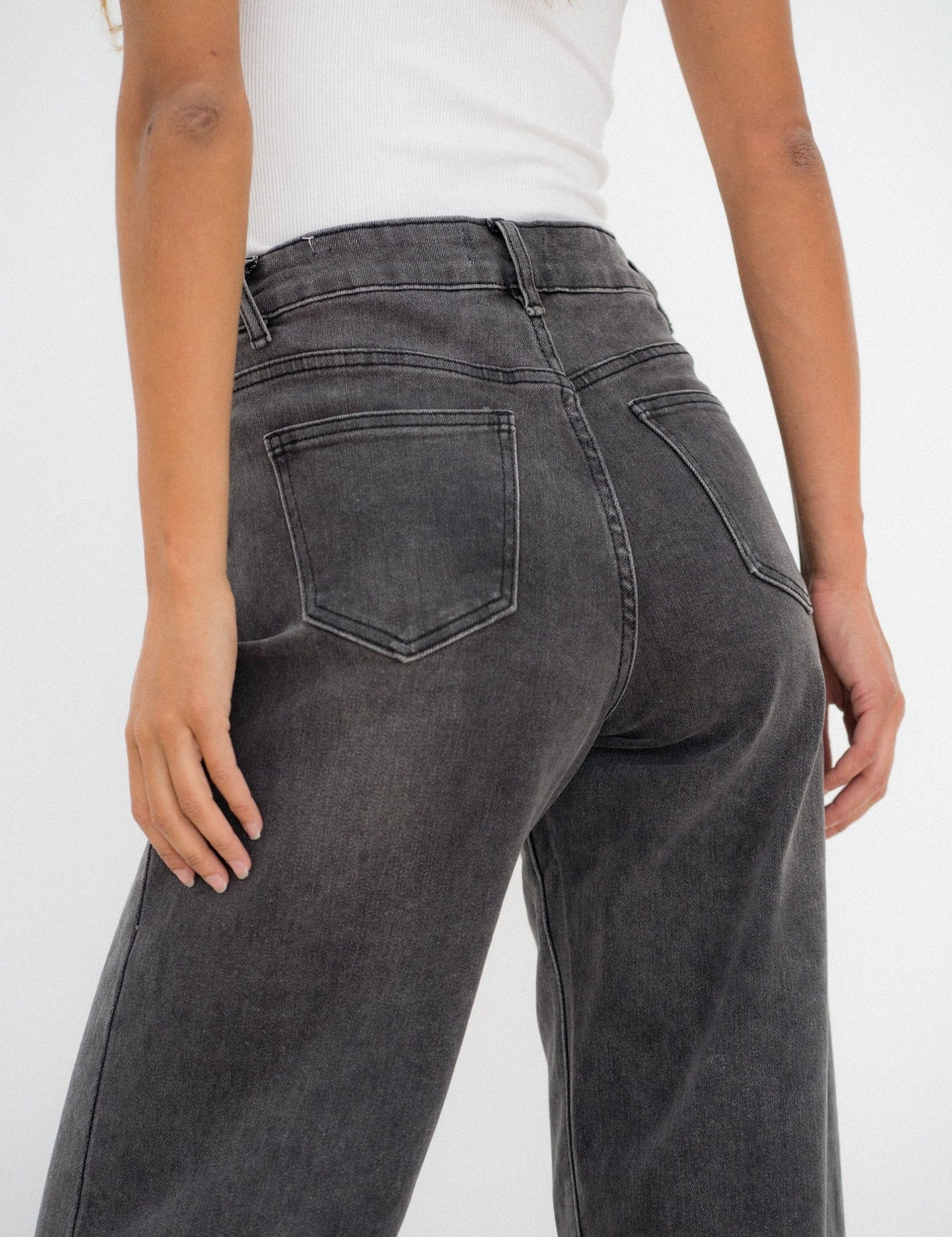 Jean Wide Leg Philice Gris