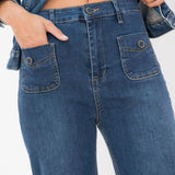 Jean Wide Leg Roxane Bleu Délavé
