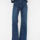 Jean Wide Leg Roxane Bleu Délavé