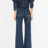 Jean Wide Linnine Bleu Délavé