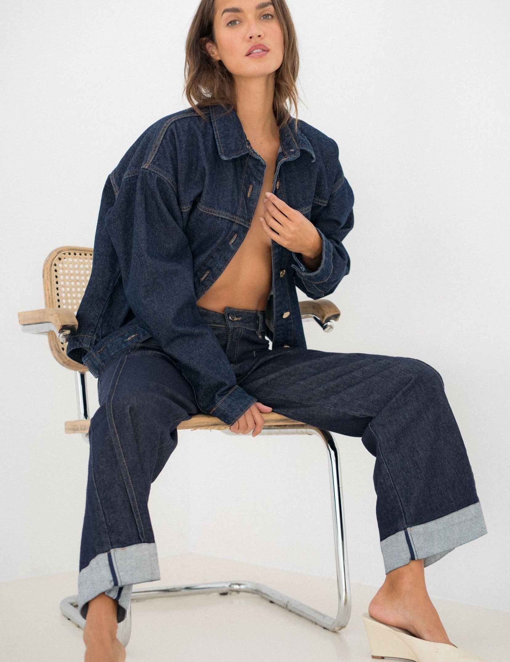 Jean Wide Love Bleu Brut