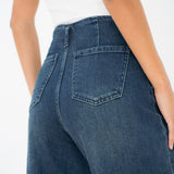 Jean Wide Mina Bleu Délavé