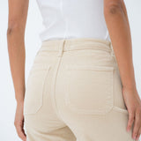 Pantalon Velours Valentin Ecru