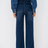 Jean Wide Ylona Bleu Délavé