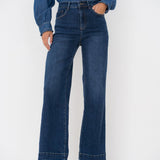 Jean Wide Ylona Bleu Délavé