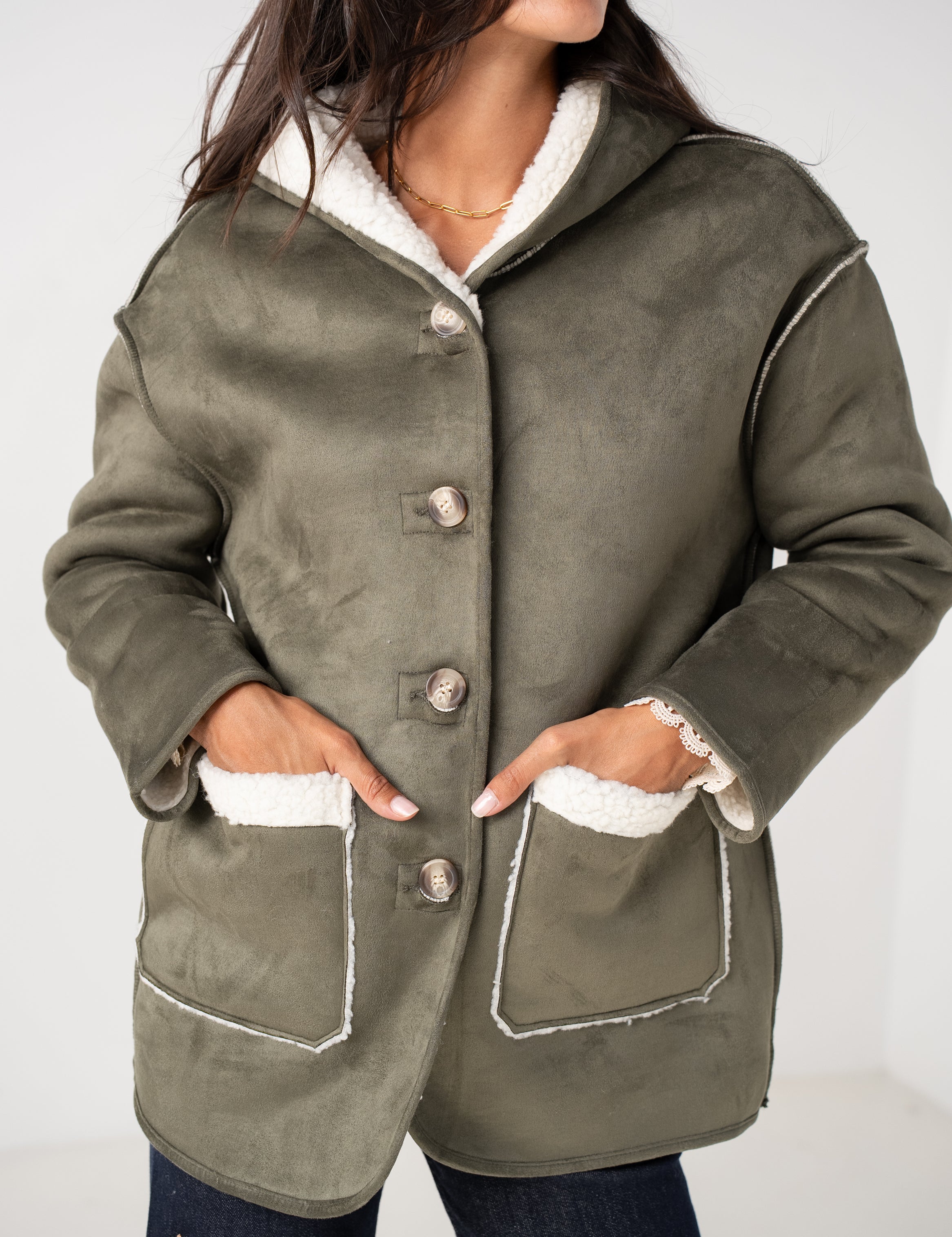 Manteau réversible Livio