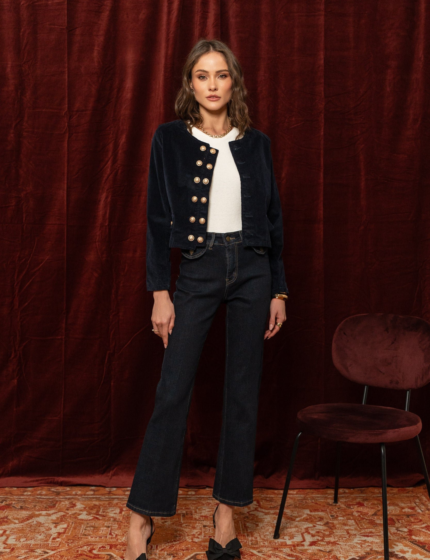 Veste en velour Capucine